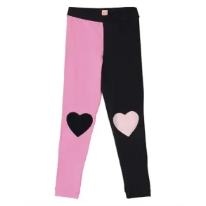 Wauw Capow Sweet Knees Block Leggings Pink Black
